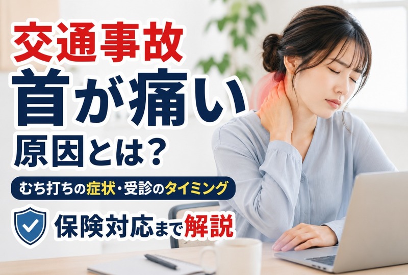 画像789：交通事故首が痛い原因とは？むち打ちの症状・受診のタイミング・保険対応まで解説
